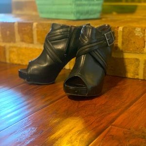 Sexy Black Candies ankle booties size 6.5!